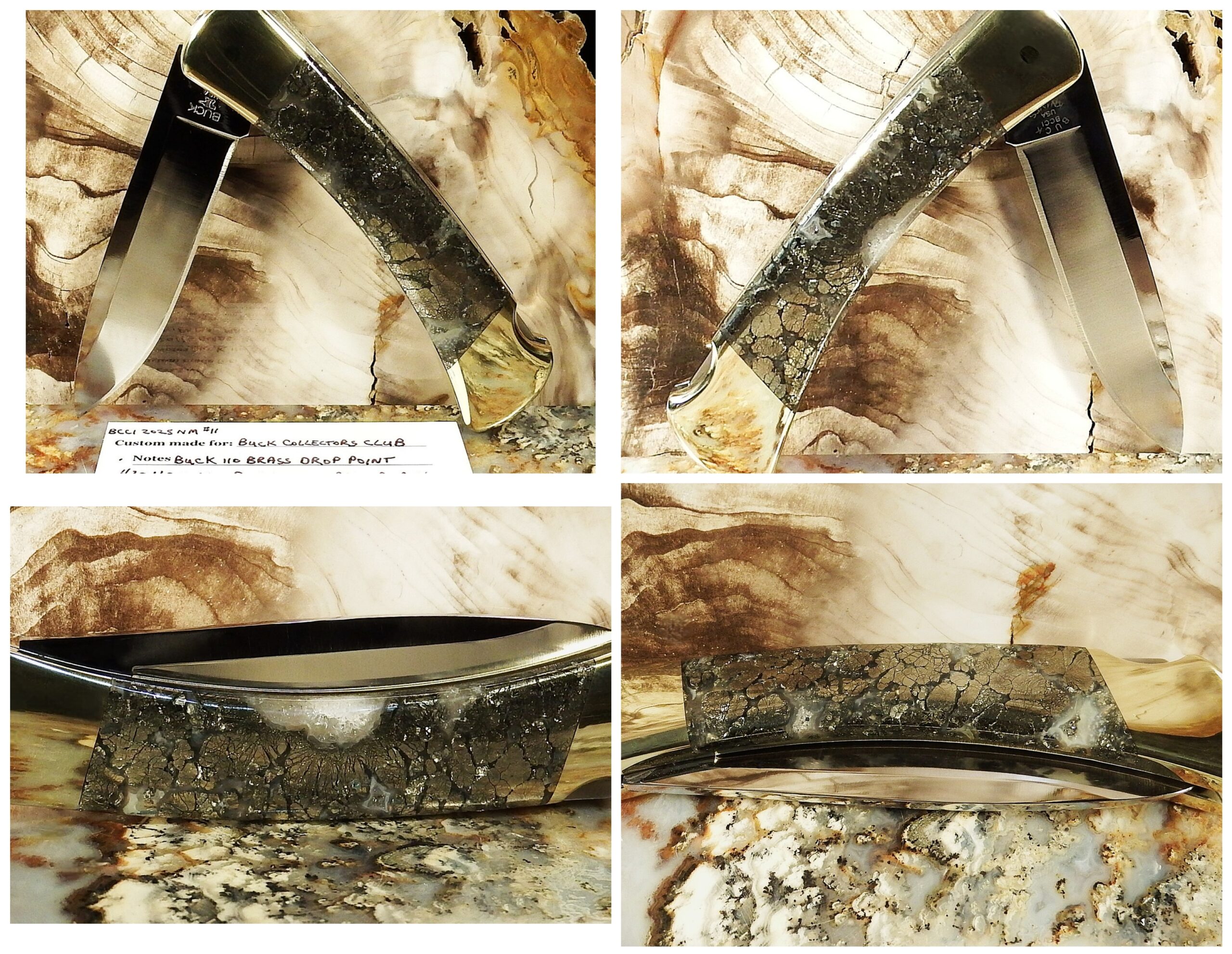 *BUY IT NOW - Hoover Model 110 Clip Point NM (Nipomo Marcasite) #11