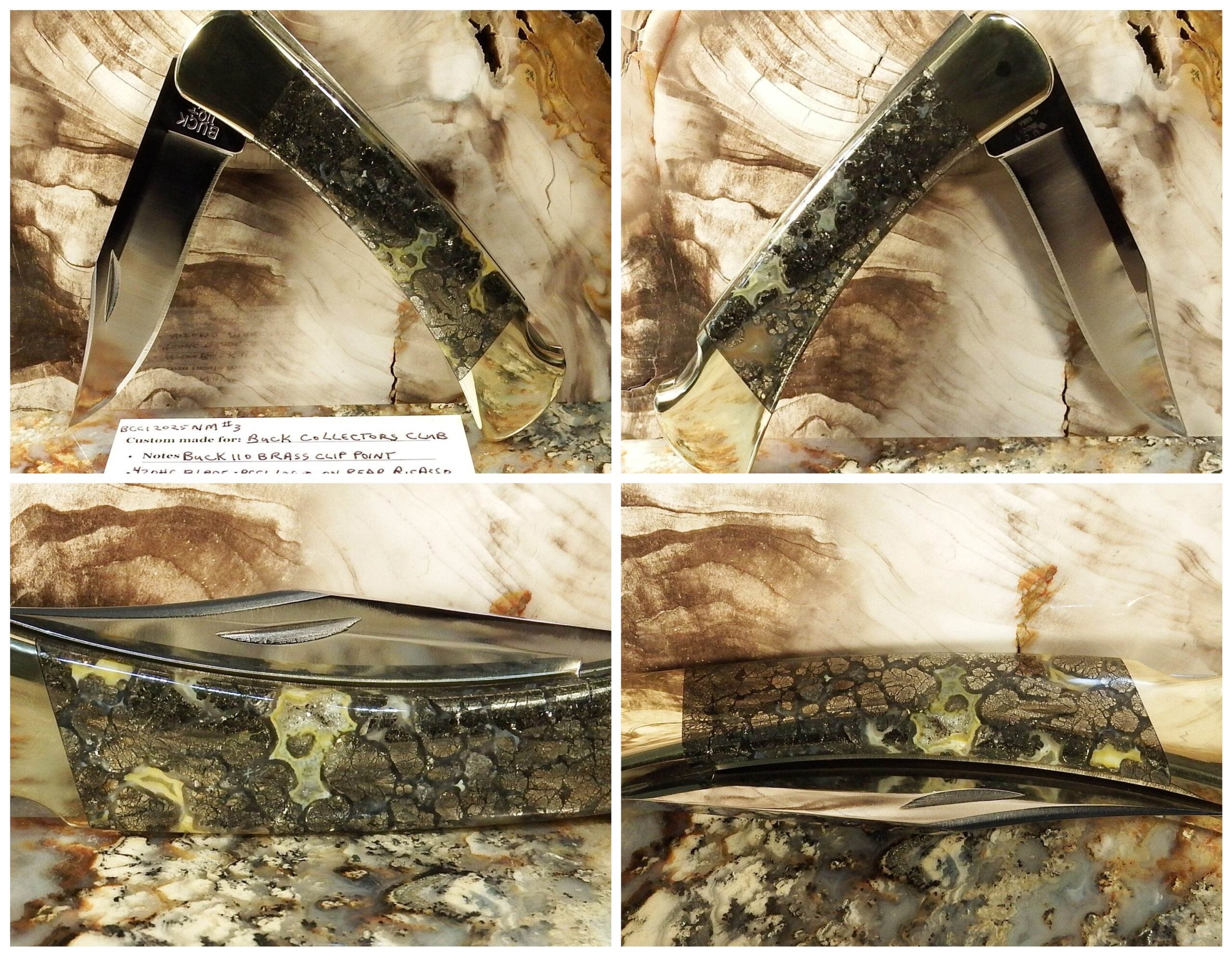 *BUY IT NOW - Hoover Model 110 Clip Point NM (Nipomo Marcasite) #3